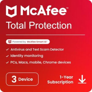 McAfee Total Protection - 1-Year / 3-Device