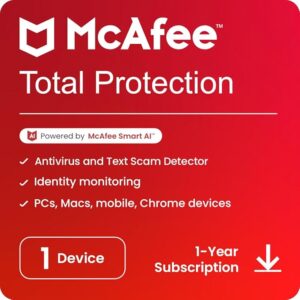 McAfee Total Protection - 1-Year / 1-Device